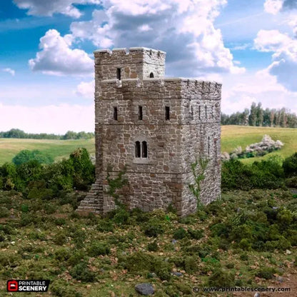 Norman Stone Fort - Country & King - Fantasy Historical Building