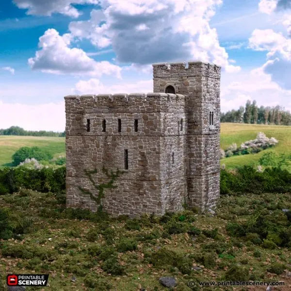 Norman Stone Fort - Country & King - Fantasy Historical Building