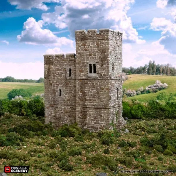 Norman Stone Fort - Country & King - Fantasy Historical Building