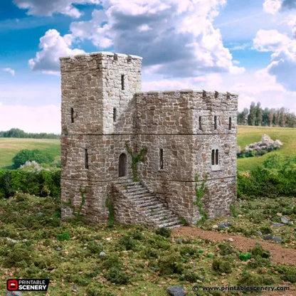 Norman Stone Fort - Country & King - Fantasy Historical Building