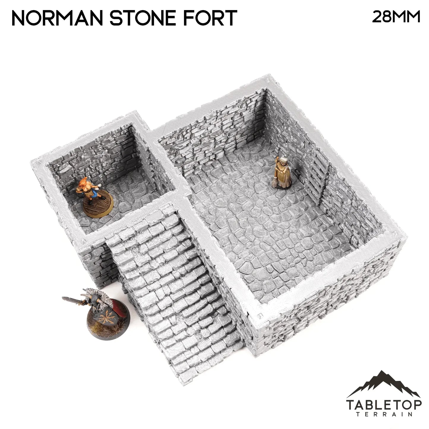 Norman Stone Fort - Country & King - Fantasy Historical Building
