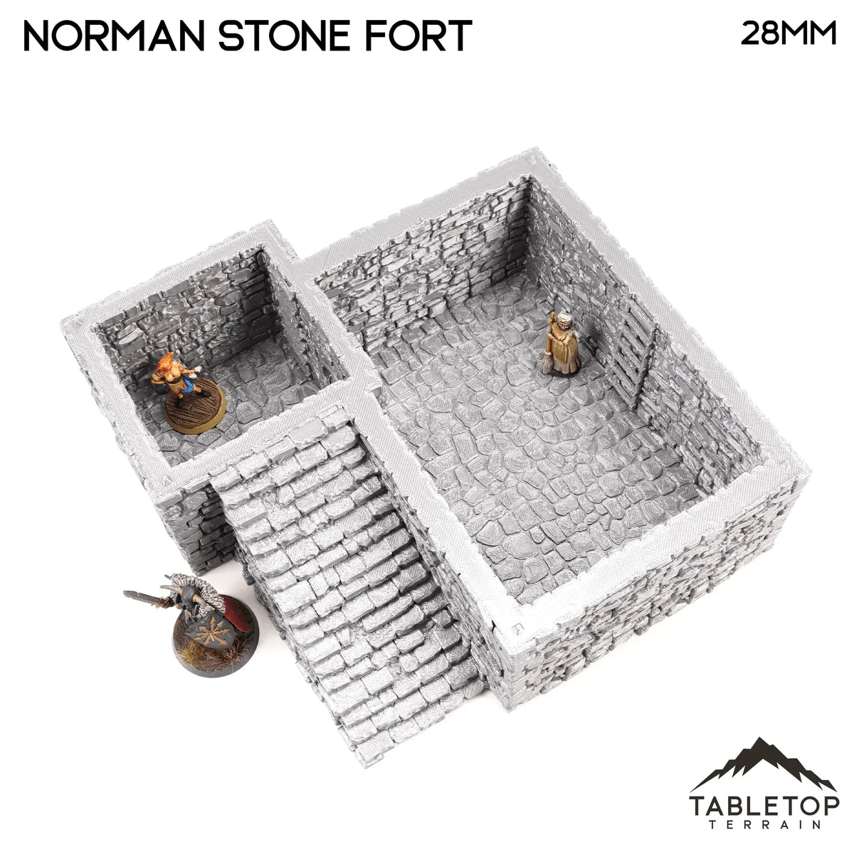 Norman Stone Fort - Country & King - Fantasy Historical Building