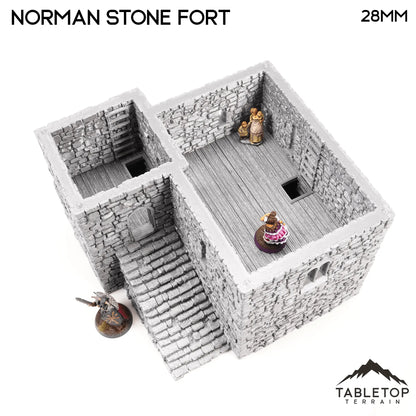 Norman Stone Fort - Country & King - Fantasy Historical Building