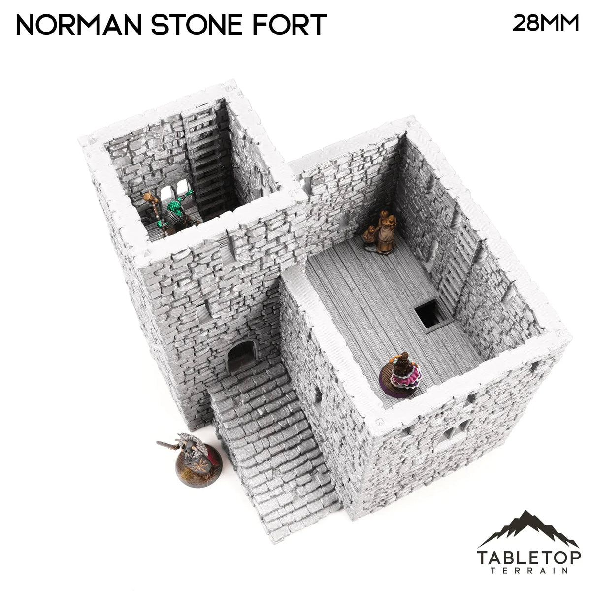 Norman Stone Fort - Country & King - Fantasy Historical Building