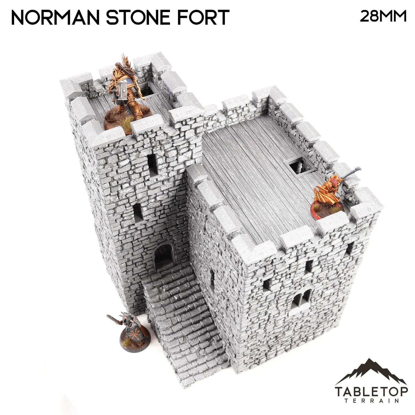 Norman Stone Fort - Country & King - Fantasy Historical Building