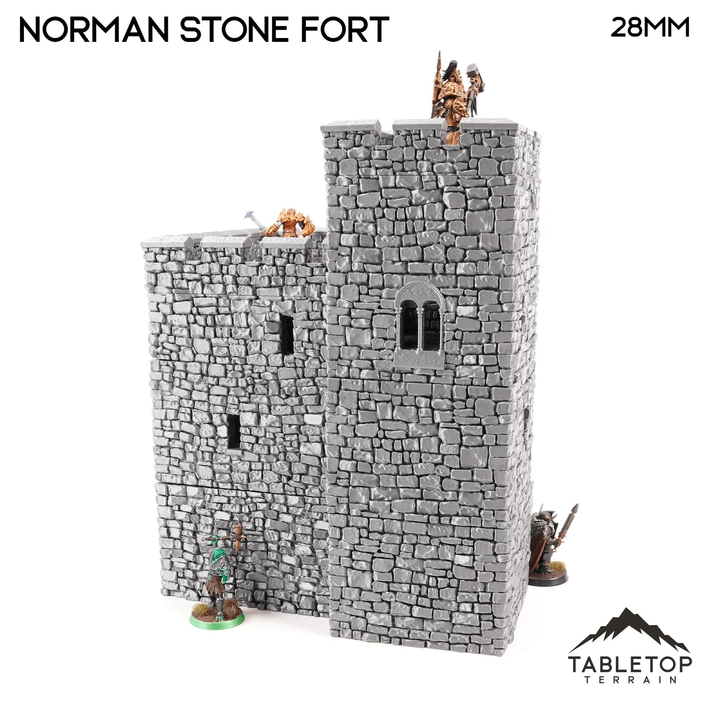 Norman Stone Fort - Country & King - Fantasy Historical Building