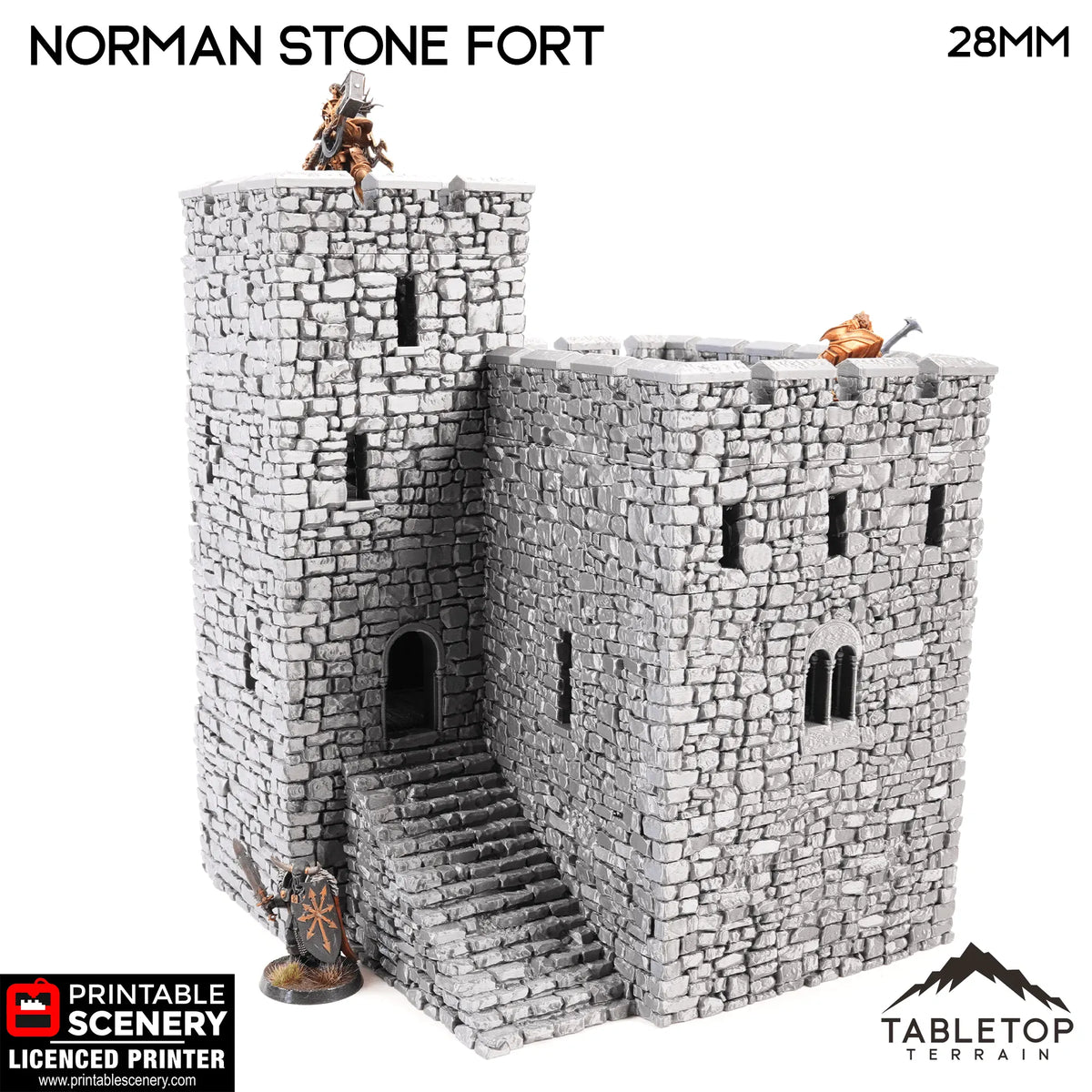 Norman Stone Fort - Country & King - Fantasy Historical Building