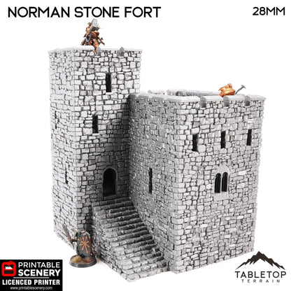 Norman Stone Fort - Country & King - Fantasy Historical Building