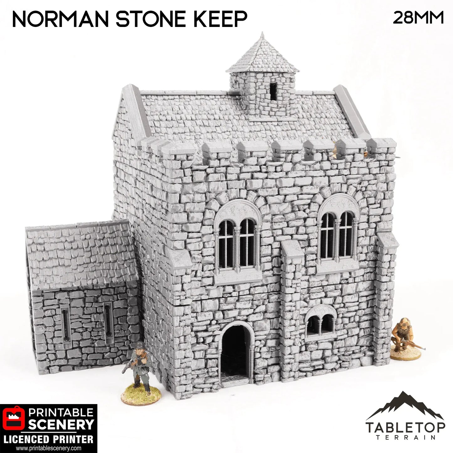 Norman Stone Keep - Country & King - Fantasy Historical Building