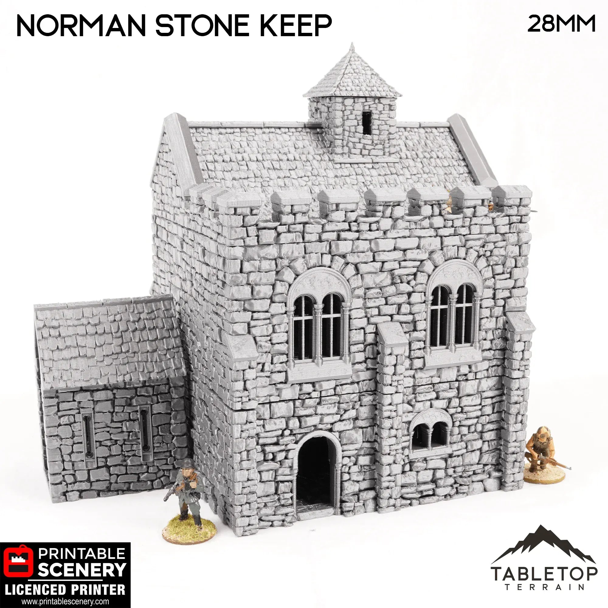 Norman Stone Keep - Country & King - Fantasy Historical Building