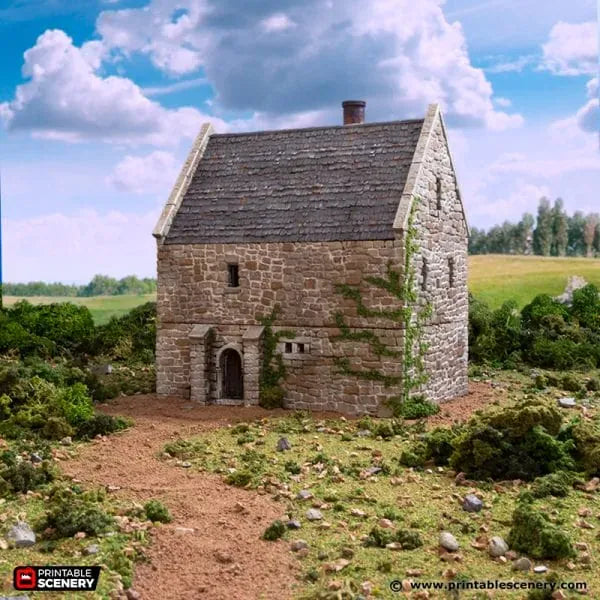 Norman Stone Manor - Country & King - Fantasy Historical Building