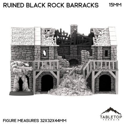 Ruined Black Rock Barracks - Country & King - Fantasy Historical Ruins
