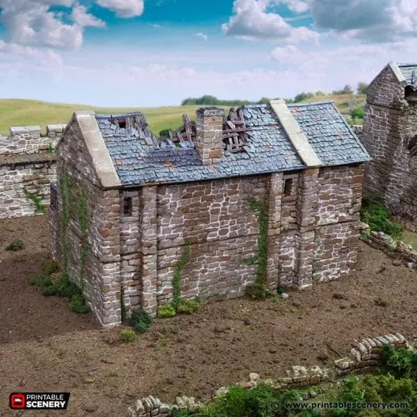 Ruined Black Rock Barracks - Country & King - Fantasy Historical Ruins