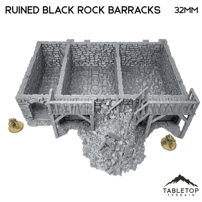 Ruined Black Rock Barracks - Country & King - Fantasy Historical Ruins