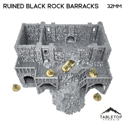Ruined Black Rock Barracks - Country & King - Fantasy Historical Ruins