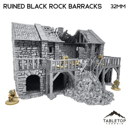 Ruined Black Rock Barracks - Country & King - Fantasy Historical Ruins