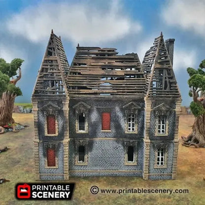 Ruined Chateau - WWII Building