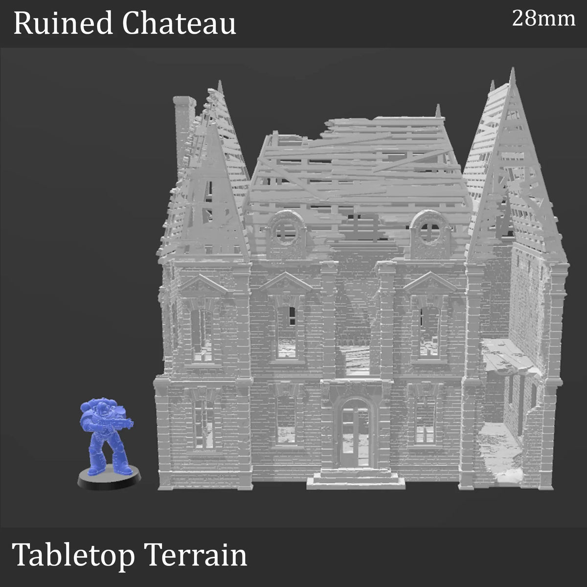 Ruined Chateau - WWII Building