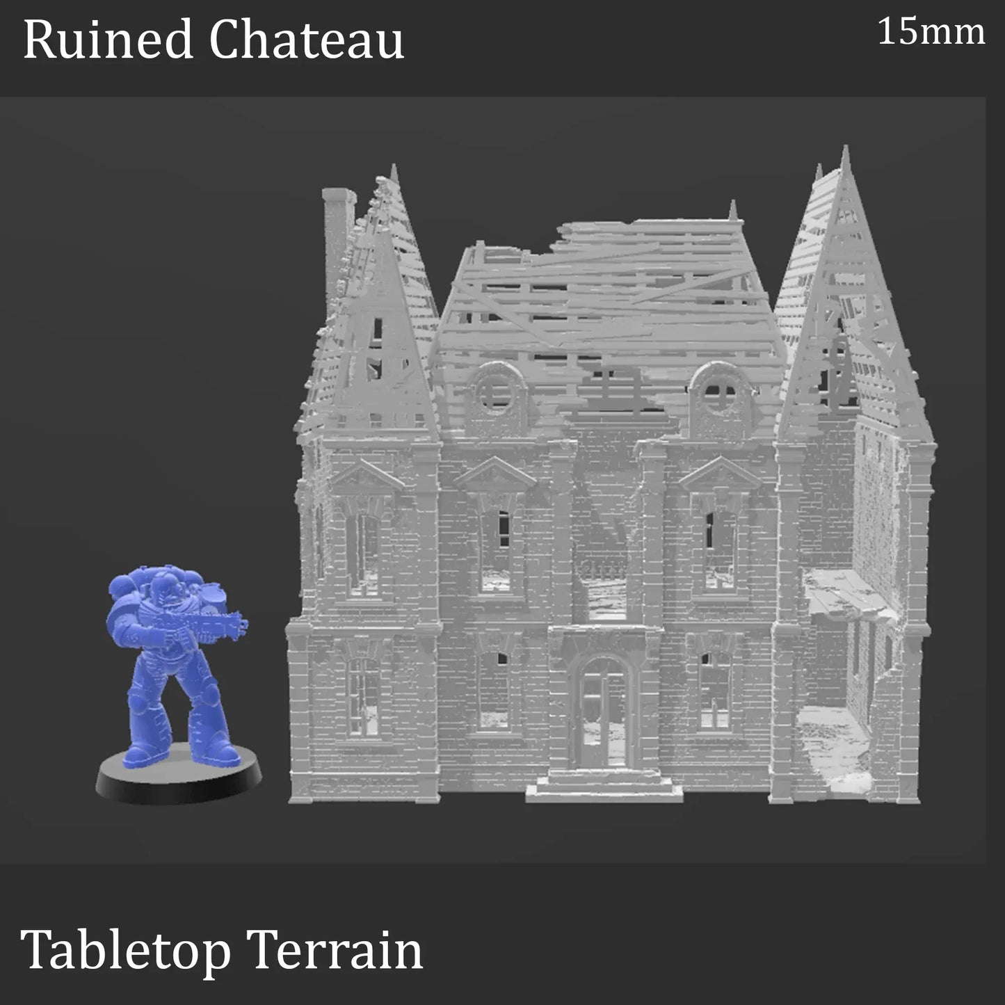 Ruined Chateau - WWII Building