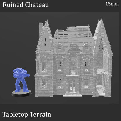 Ruined Chateau - WWII Building