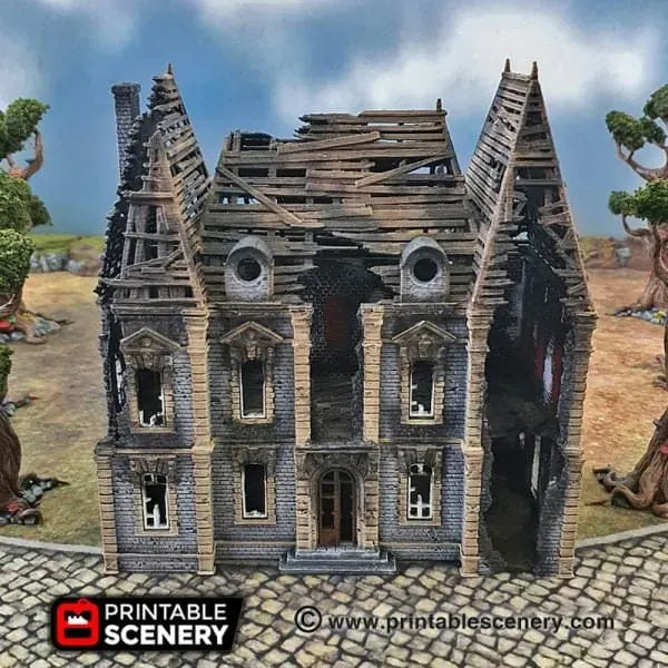 Ruined Chateau - WWII Building