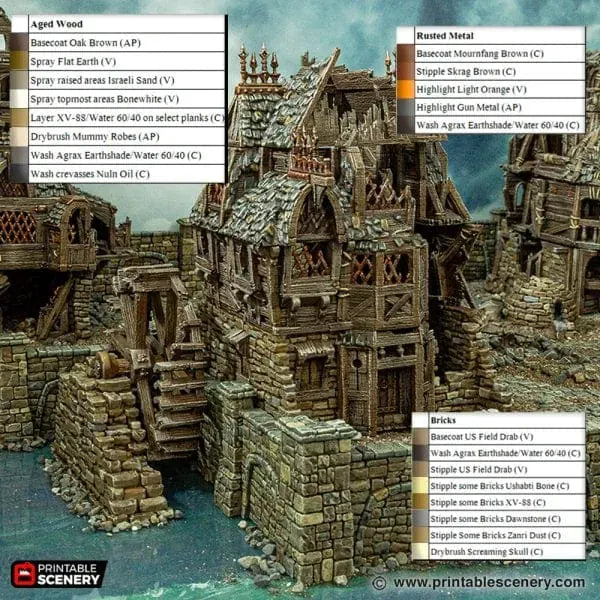 Ruined City Watermill