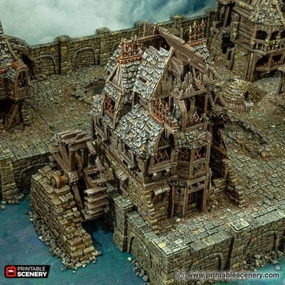 Ruined City Watermill