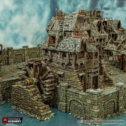 Ruined City Watermill