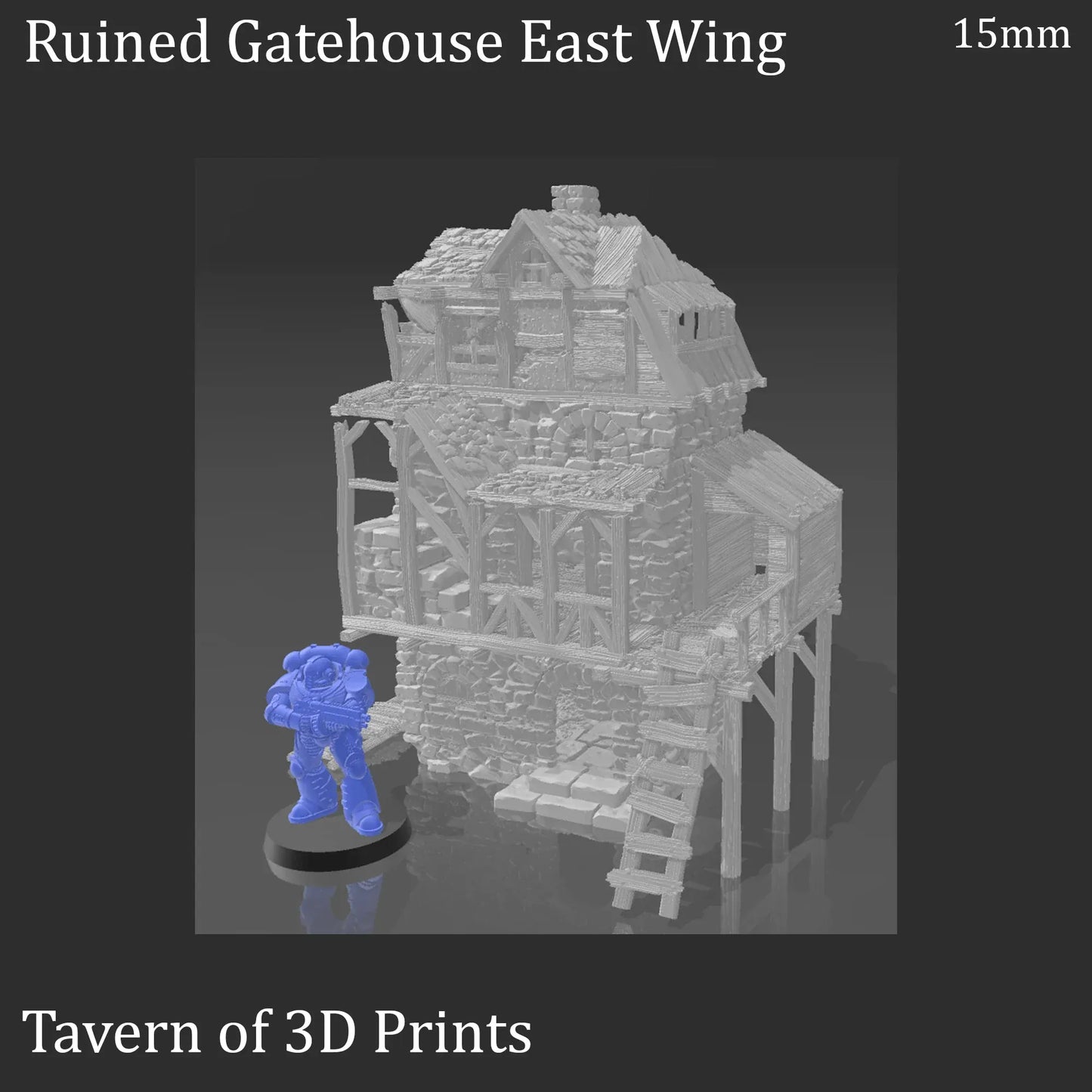 Ruined Gatehouse - Fantasy Building
