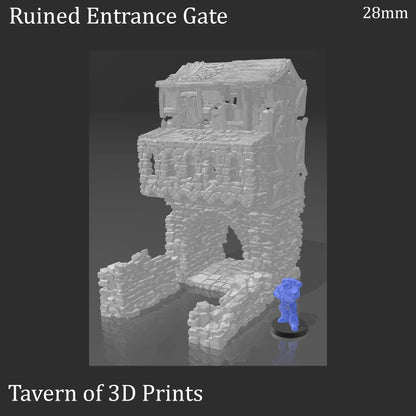 Ruined Gatehouse - Fantasy Building