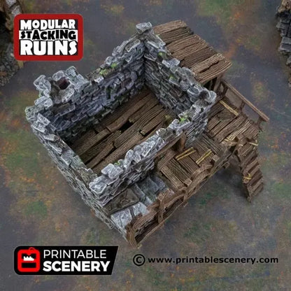 Ruined Gatehouse - Fantasy Building