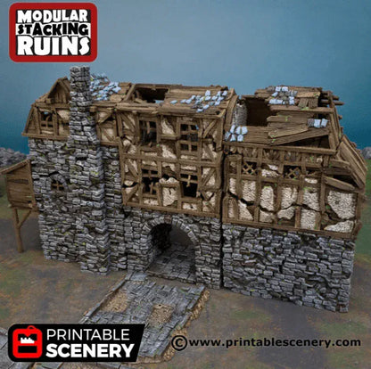 Ruined Gatehouse - Fantasy Building