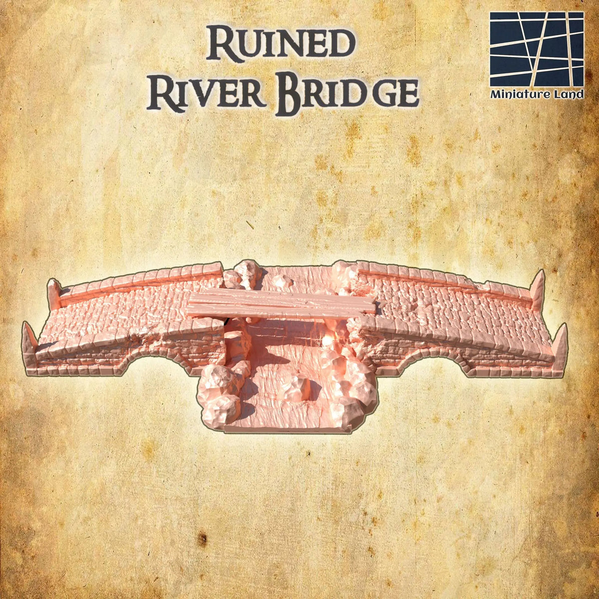 Ruined River Bridge
