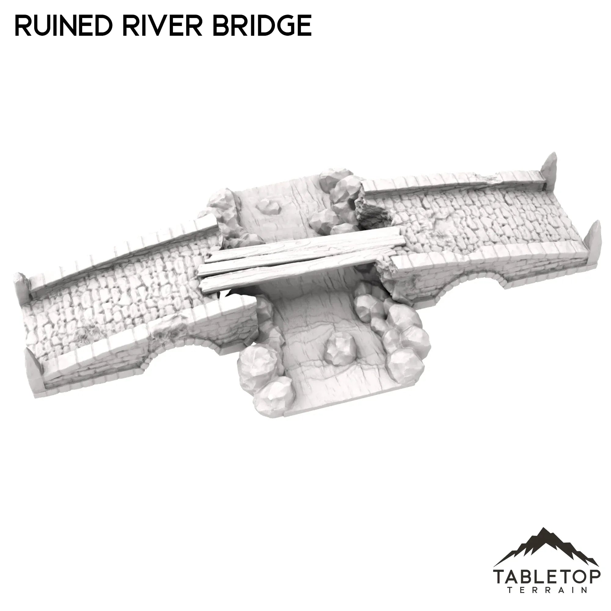 Ruined River Bridge