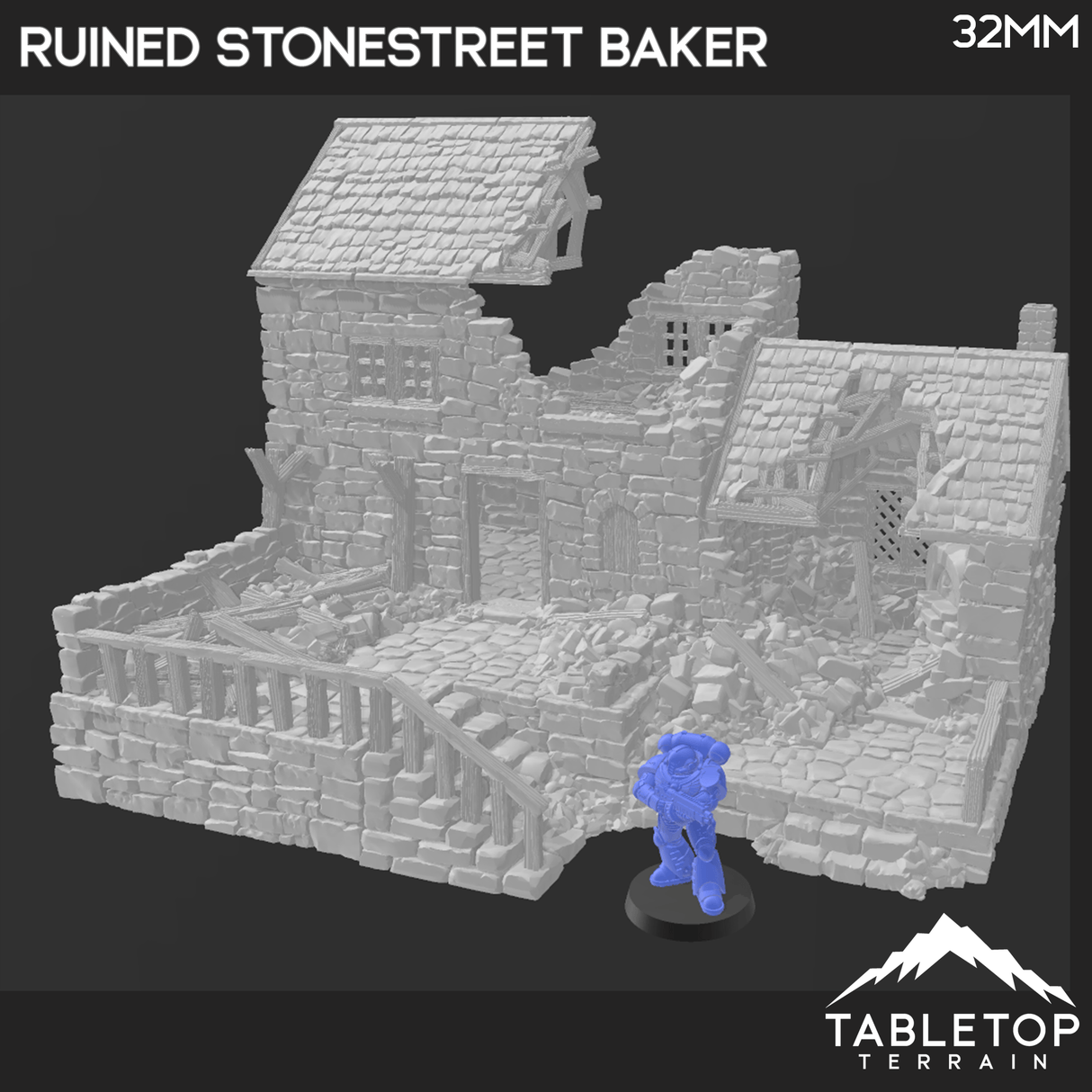 Ruined Stonestreet Bakers - Country & King - Fantasy Historical Ruins
