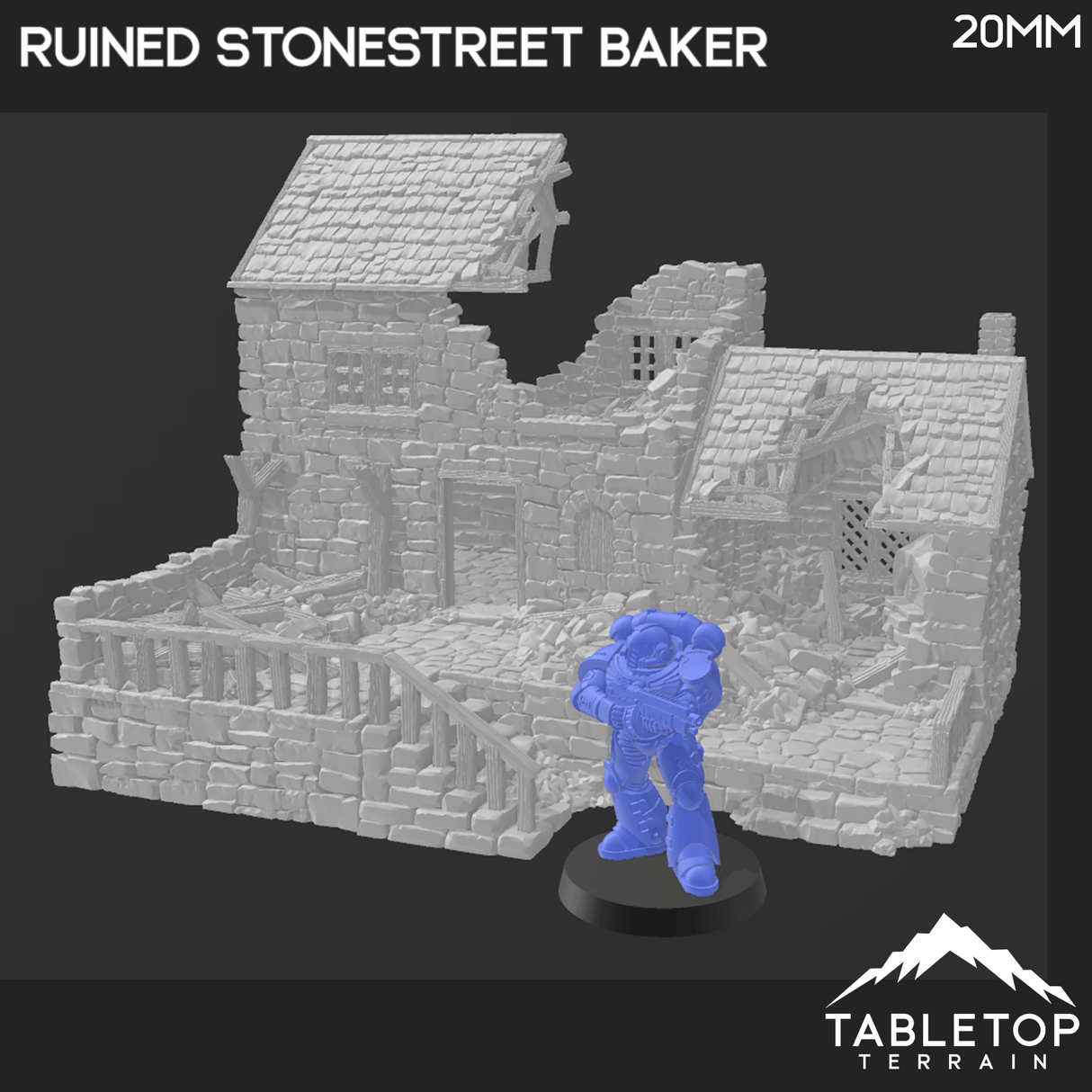 Ruined Stonestreet Bakers - Country & King - Fantasy Historical Ruins