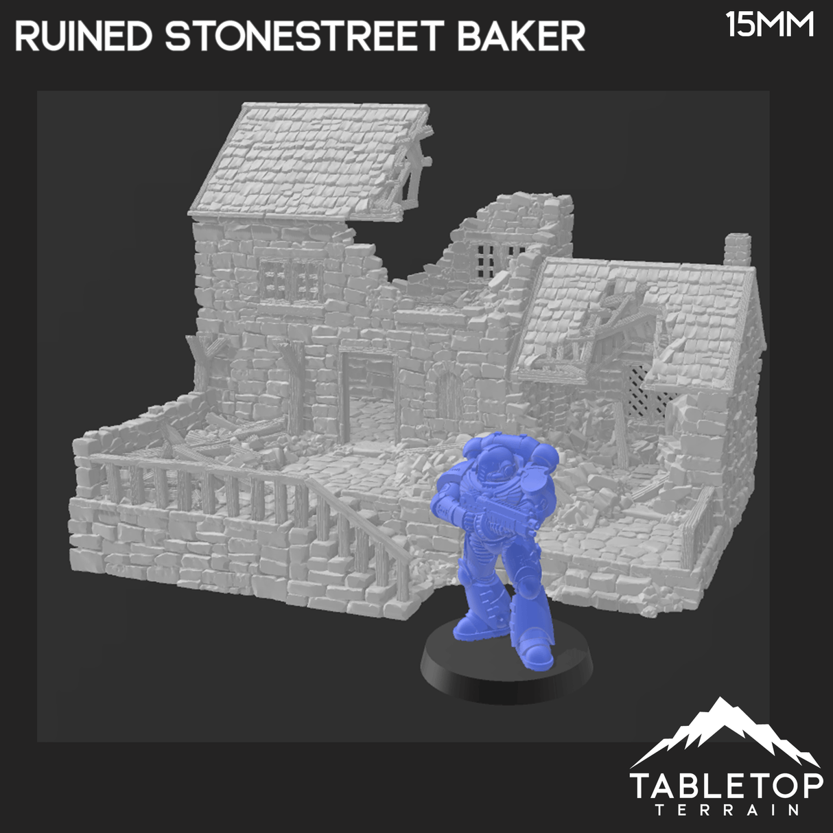 Ruined Stonestreet Bakers - Country & King - Fantasy Historical Ruins