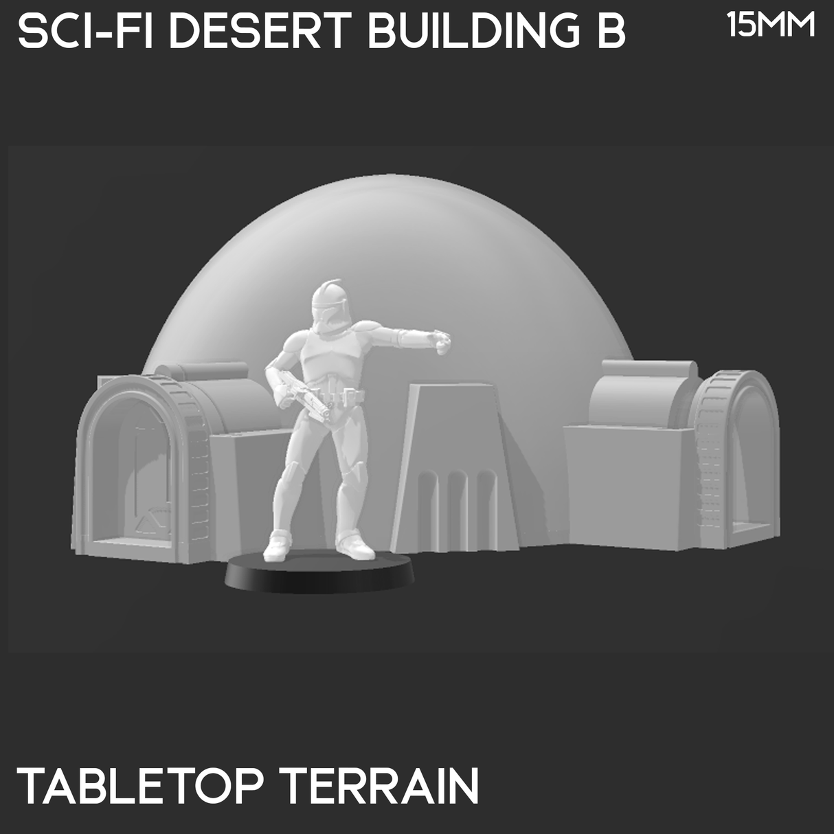Desert Building B - Star Wars Legion Building