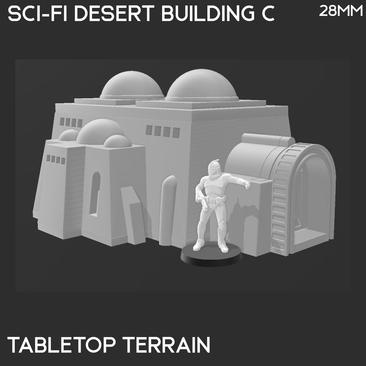 Desert Building C - Star Wars Legion Building