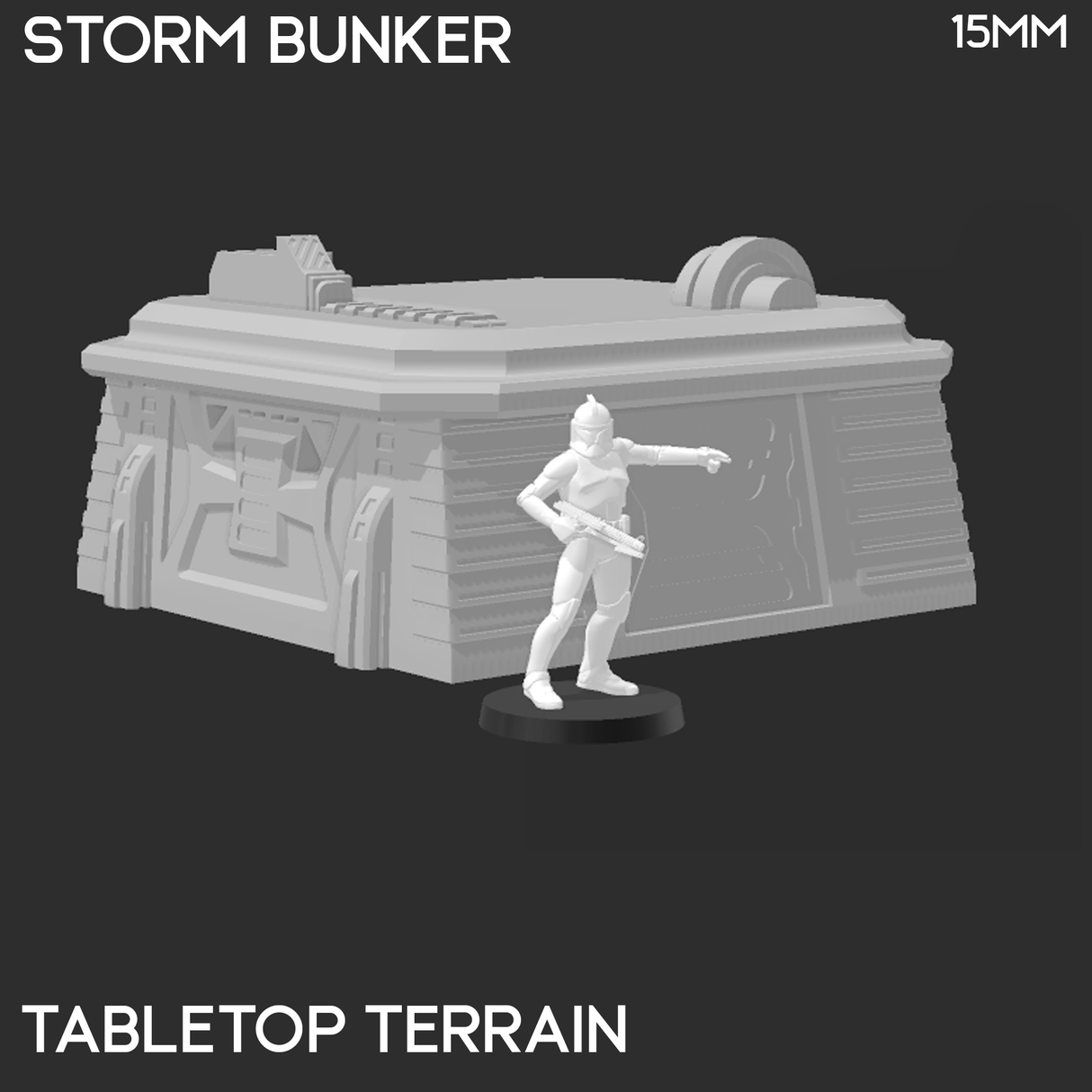 Desert Storm Bunker - Star Wars Legion Building