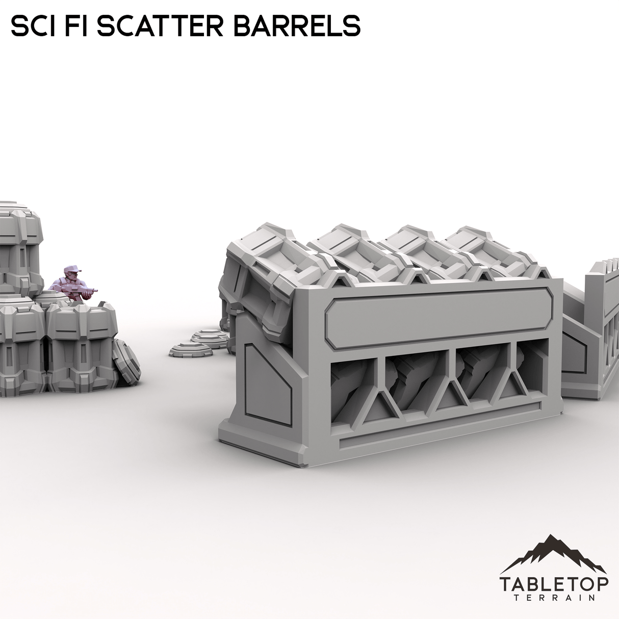 Sci Fi Scatter Barrels
