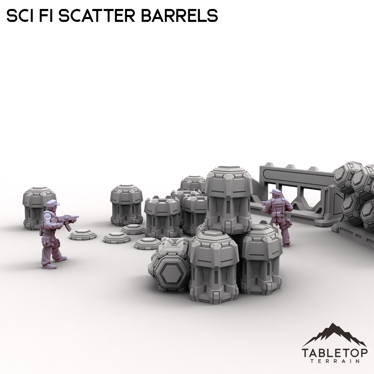 Sci Fi Scatter Barrels