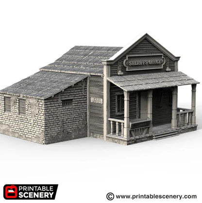 Sheriff Office & Jail - Wild West Building