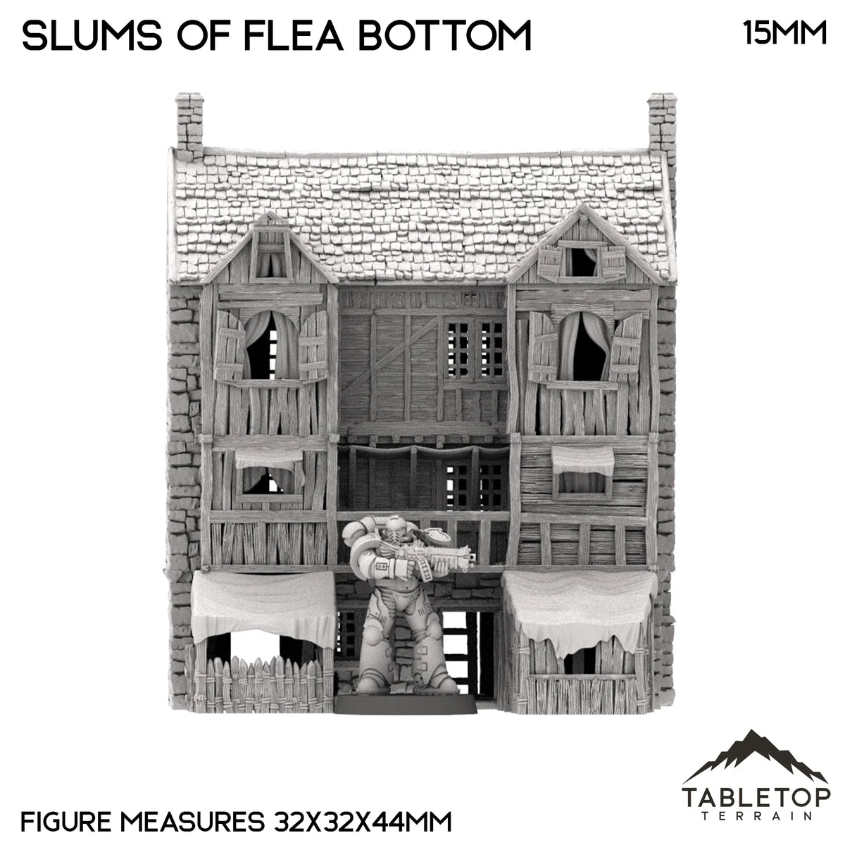 Slums of Flea Bottom - Country & King - Fantasy Historical Building
