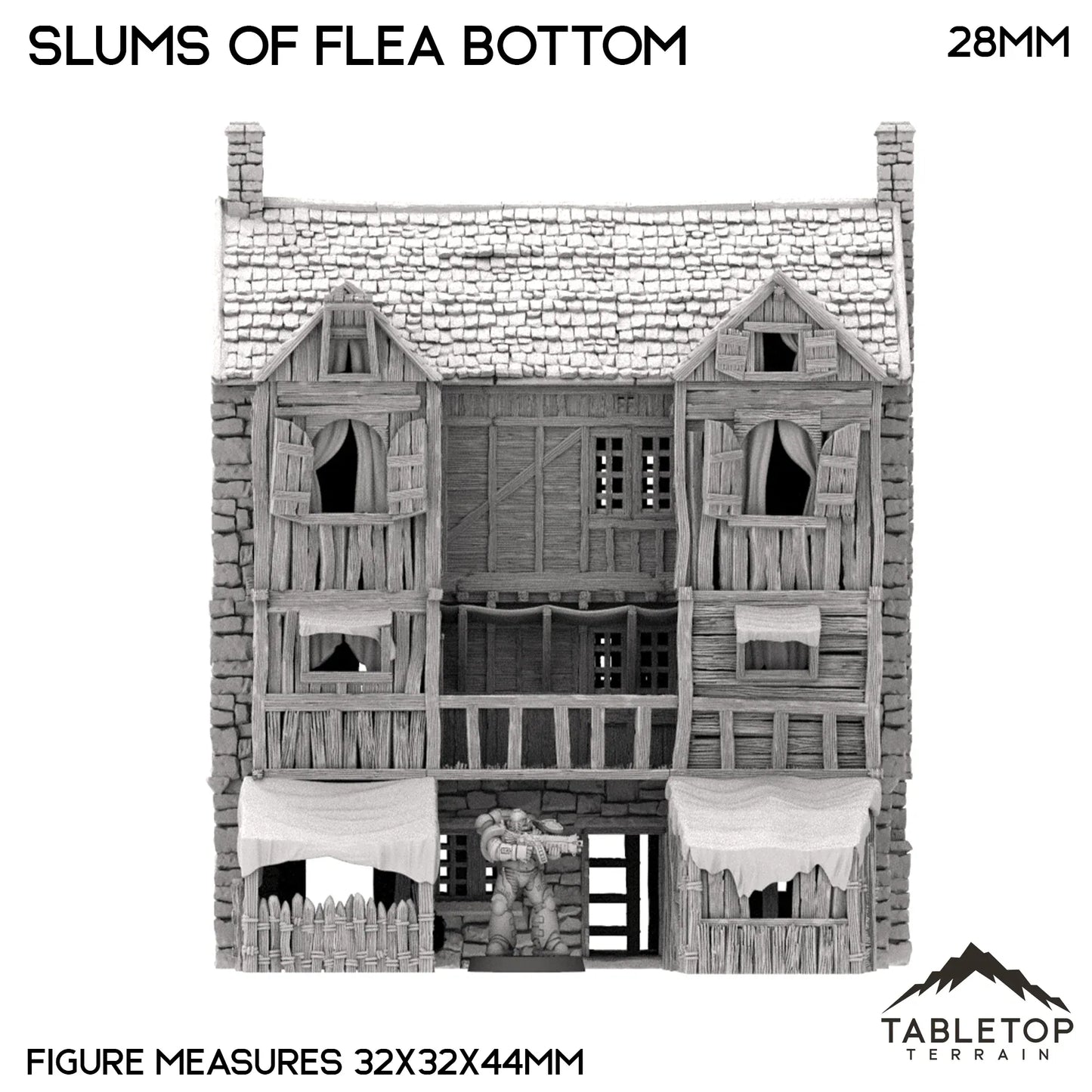 Slums of Flea Bottom - Country & King - Fantasy Historical Building