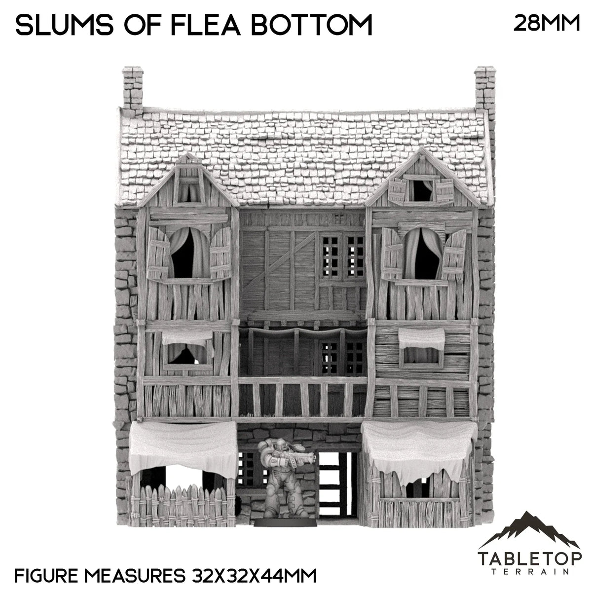 Slums of Flea Bottom - Country & King - Fantasy Historical Building