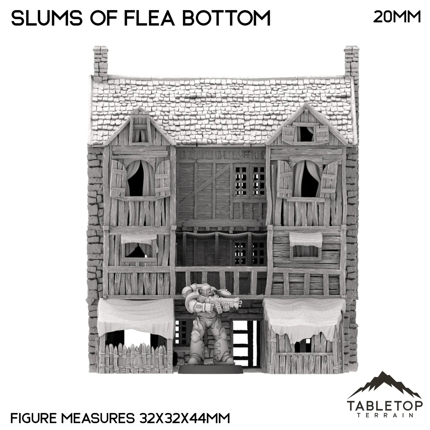 Slums of Flea Bottom - Country & King - Fantasy Historical Building