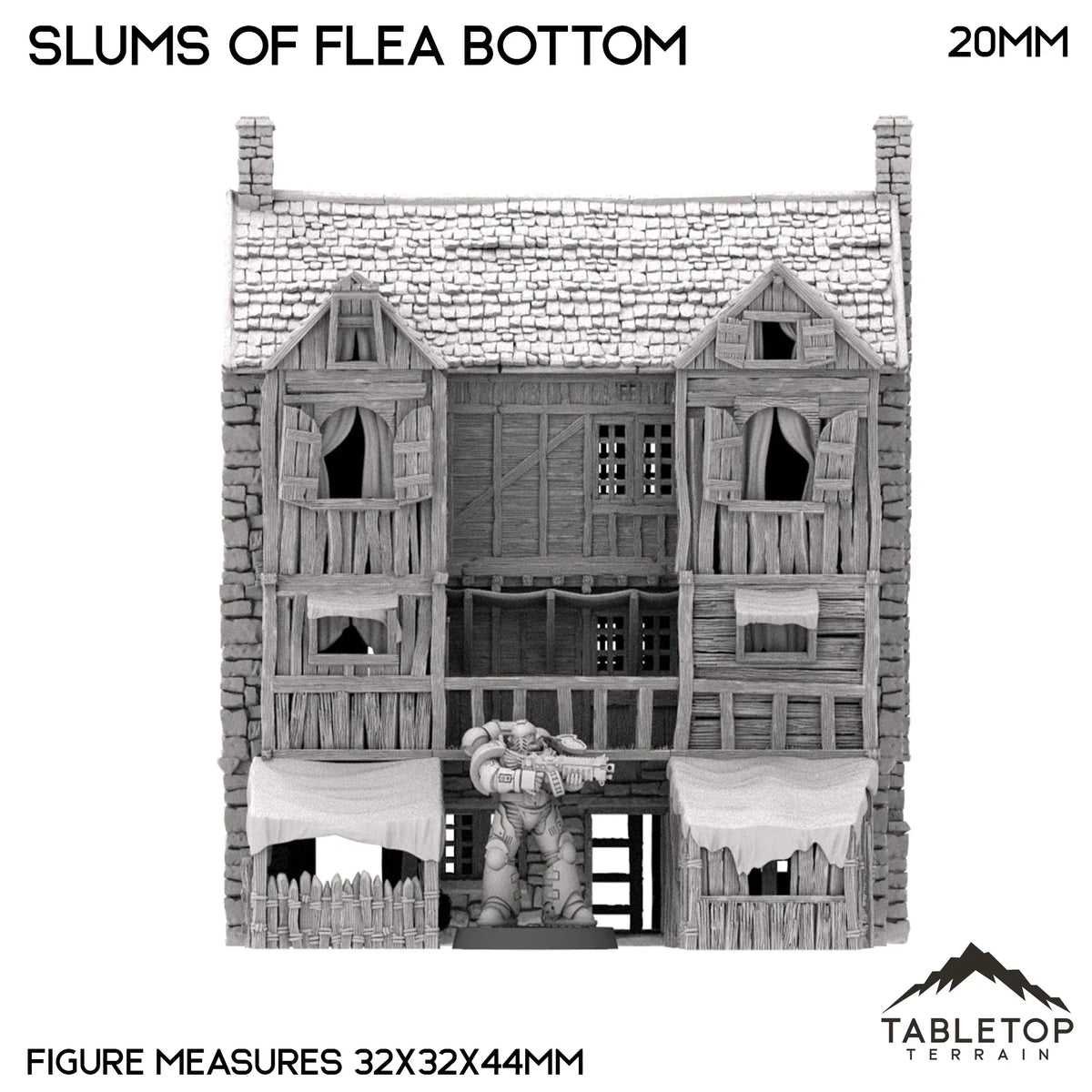 Slums of Flea Bottom - Country & King - Fantasy Historical Building