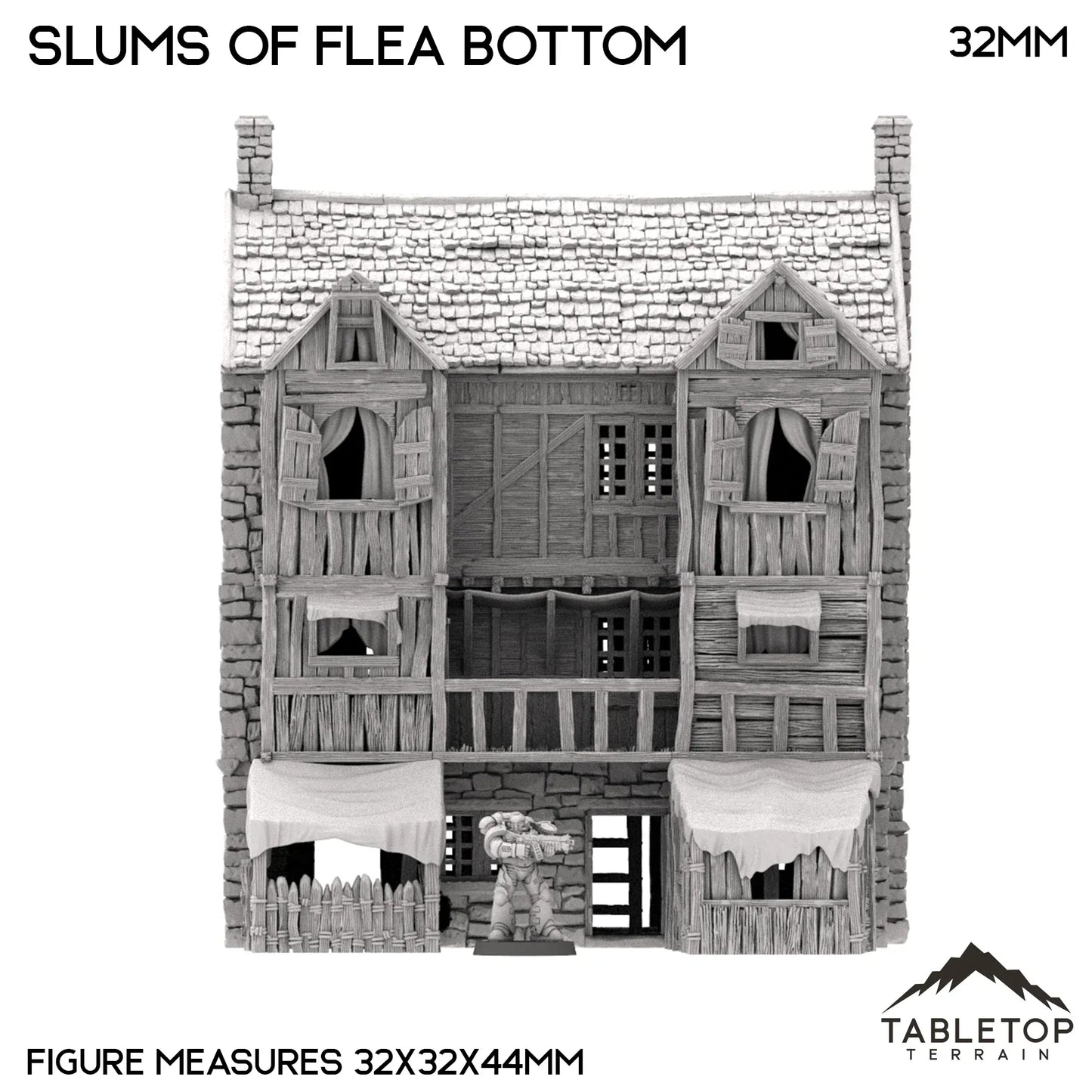 Slums of Flea Bottom - Country & King - Fantasy Historical Building