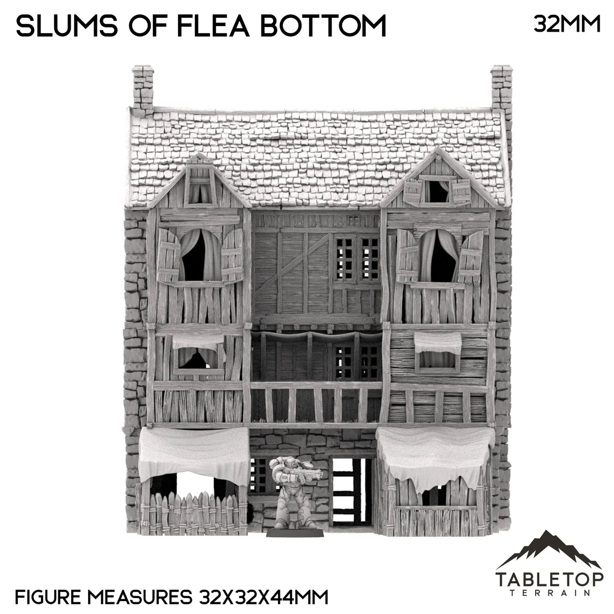 Slums of Flea Bottom - Country & King - Fantasy Historical Building
